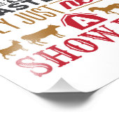 Real Princesses hebben een Show Ring Livestock Sho Foto Afdruk (Hoek)