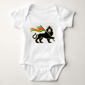 Real Rasta Lion Baby Romper (Voorkant)