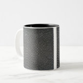 Real RAW Carbon Fibre getextureerd Tweekleurige Koffiemok (Voorkant links)