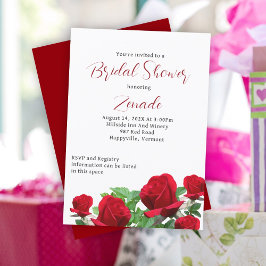Real Red Roses Vrijgezellenfeest Kaart