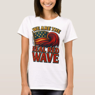 Real Red Wave™ T-shirt voor vrouwen