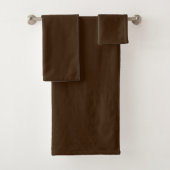 Real Rich Brown Plush Bad Handdoek (Insitu)