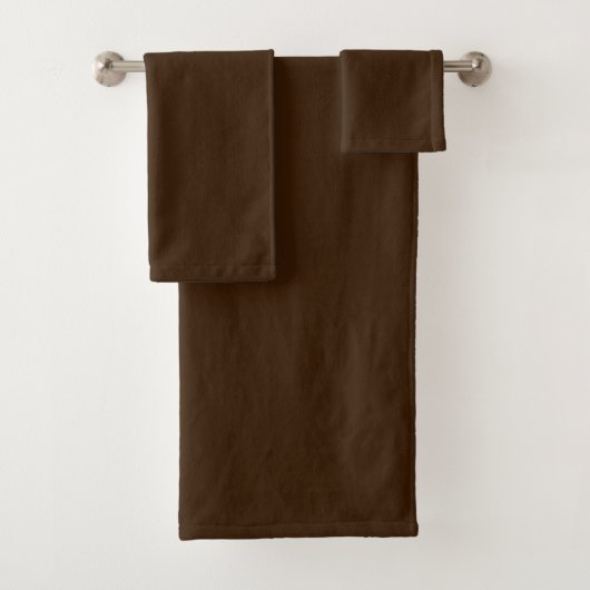 Real Rich Brown Plush Bad Handdoek (Insitu)
