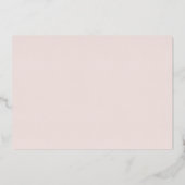 Real Roos Gold Floral Teapot Vrijgezellenfeest Tea Folie Uitnodiging (Achterkant)