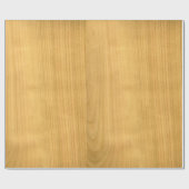 Real Scande American Cherrywood Veneer Woodgrain Cadeaupapier (Vlak)