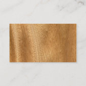 Real Scande Sapele Veneer Woodgrain Visitekaartje (Achterkant)