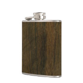 Real Scande Wooden Veneer Rio Rosewood Palisander Heupfles (Links)