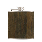 Real Scande Wooden Veneer Rio Rosewood Palisander Heupfles (Voorkant)