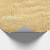 Real Scands Eye Maple Veneer Woodgrain Cadeaupapier (Hoek)