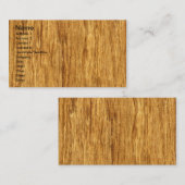 Real Scanning San Domingo Rosewood Veneer Woodgrai Visitekaartje (Voorkant / Achterkant)