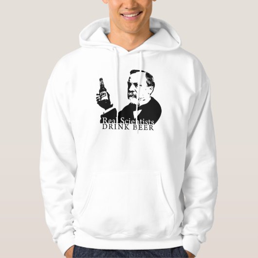 Real Scientists Drink Beer Hoodie (Voorkant)
