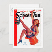 Real Screen Fun Magazine Hoesje 2 Briefkaart (Voorkant / Achterkant)