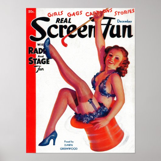 Real Screen Fun Magazine Hoesje 3 Poster (Voorkant)