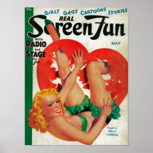 Real Screen Fun Magazine Hoesje Poster