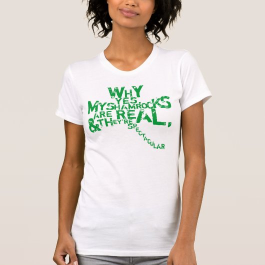 Real Shamrocks T-Shirt (Voorkant)