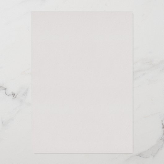 REAL SILVER FOIL Blush Snowflake Weddenschap Folie Uitnodiging (Achterkant)