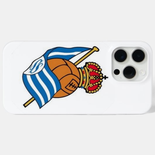 Real Sociedad iPhone Custom Case (Achterkant (horizontaal))