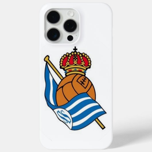Real Sociedad iPhone maatwerk hoesje (Achterkant)