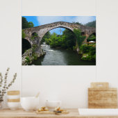 Real Spain- Puente romano de Cangas de Onís Poster (Keuken)