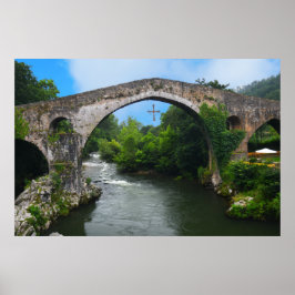 Real Spain- Puente romano de Cangas de Onís Poster