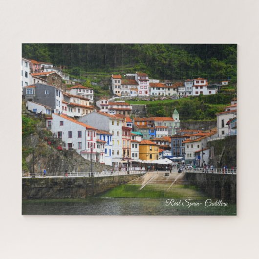 Real Spanje- Cudillero Legpuzzel (Horizontaal)