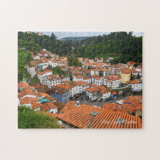 Real Spanje- Cudillero Legpuzzel (Horizontaal)