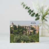 Real Spanje- Granada Briefkaart (Staand voorkant)