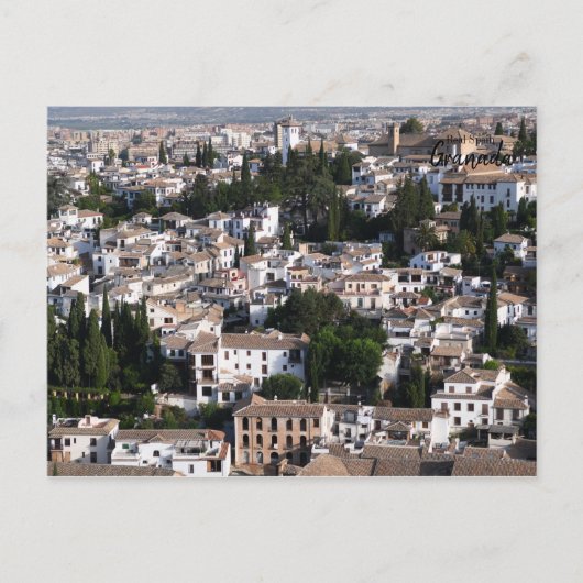Real Spanje- Granada Briefkaart (Voorkant)