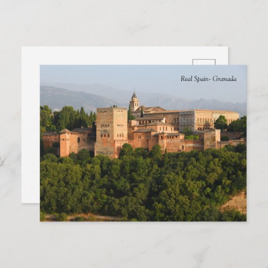 Real Spanje- Granada Briefkaart (Voorkant / Achterkant)