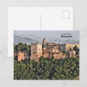 Real Spanje- Granada Briefkaart (Voorkant / Achterkant)