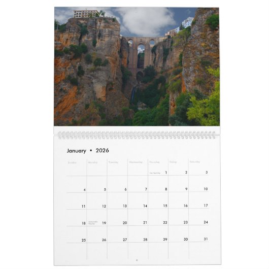 Real Spanje Kalender (Jan 2026)