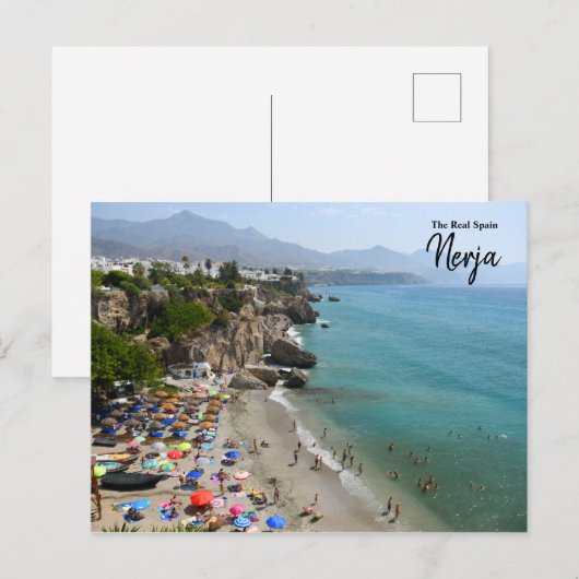 Real Spanje-Nerja Briefkaart (Voorkant / Achterkant)