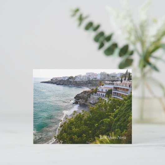 Real Spanje-Nerja Briefkaart (Staand voorkant)