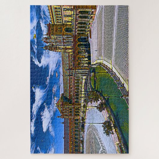 Real Spanje- Plaza de Espana Legpuzzel (Verticaal)