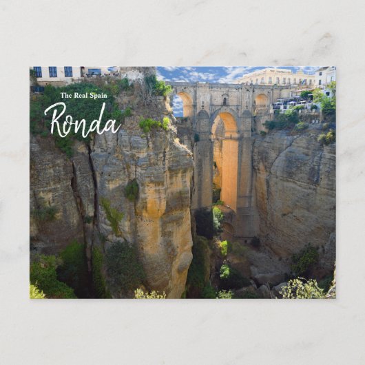 Real Spanje- Ronda Briefkaart (Voorkant)