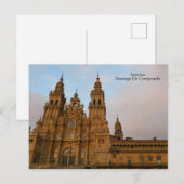 Real Spanje- Santiago de Compostela Briefkaart (Voorkant / Achterkant)