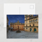 Real Spanje- Santiago de Compostela Briefkaart (Voorkant / Achterkant)