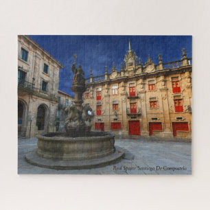Real Spanje- Santiago de Compostela Legpuzzel