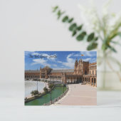 Real Spanje — Sevilla Briefkaart (Staand voorkant)