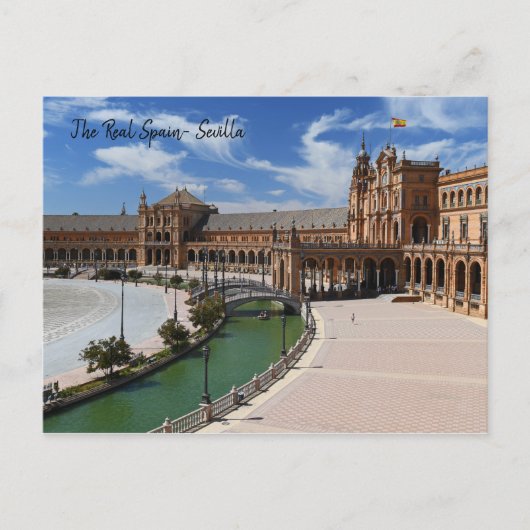 Real Spanje — Sevilla Briefkaart (Voorkant)