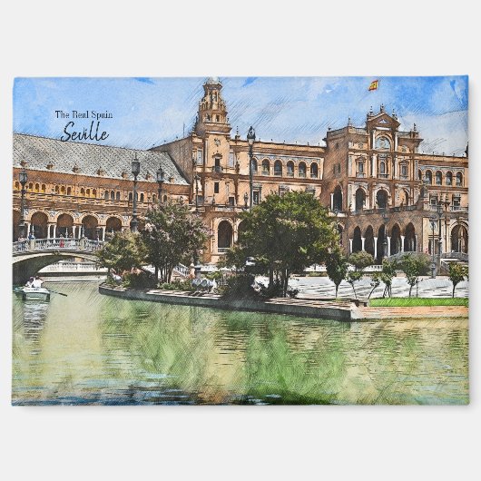 Real Spanje - Sevilla Magneet (Voorkant)
