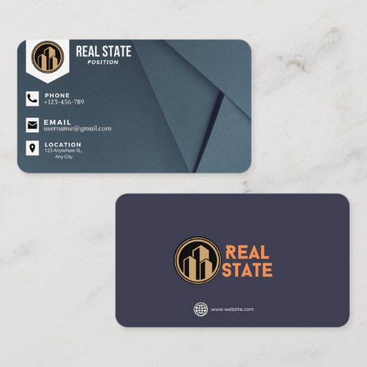 REAL STAAT VISITEKAARTJE (Voorkant / Achterkant)