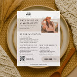 Real State Agent Business Brown Flyer<br><div class="desc">Nieuwsgierig naar wat je huis waard is? Deze professioneel ontworpen flyer is de perfecte tool voor makelaars die gepersonaliseerde huiswaarderingsdiensten aanbieden. Aan de bovenkant, toon trots uw logo om merkherkenning op te bouwen. Net onder de bewerkbare kop, Curious About What Your Home is Worth?, trekt de aandacht, naast je foto...</div>