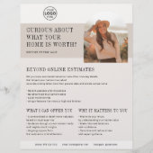 Real State Business Home Waardering Bruin Flyer (Voorkant)