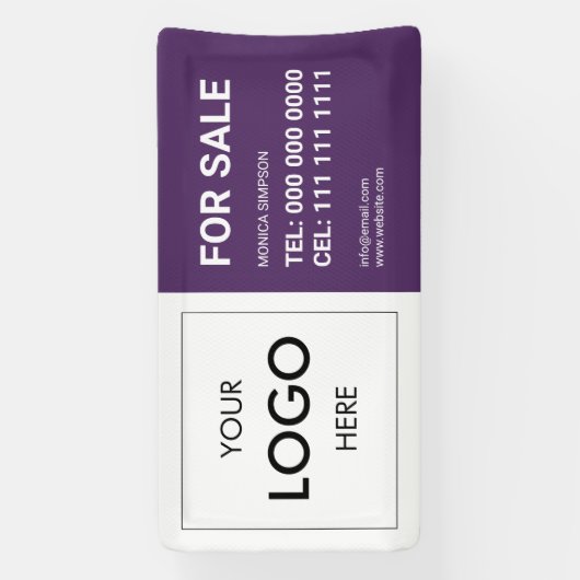 Real state Logo Modern Banner (Verticaal)