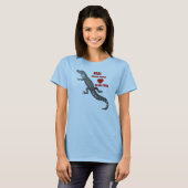Real Swamp People Love Alligators T-shirt (Voorkant volledig)