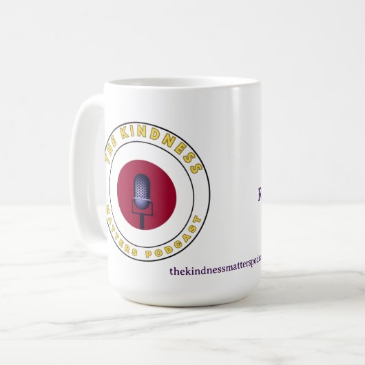 Real Talk. Real Kindness Mug Koffiemok (Voorkant links)