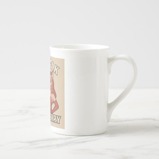 Real Talk with Tom and Sherry Cartoon Mug Porselein Kop (Rechts)