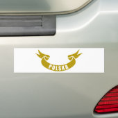 real-tape-polska bumpersticker (Op auto)