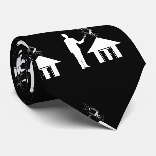 REAL-THOR ZWARTE STROPDAS (Opgerold)